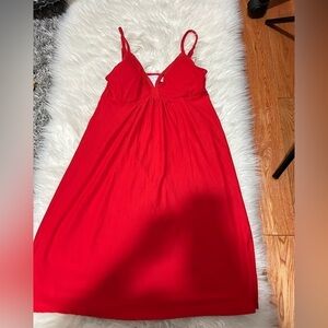 Red Slip Dress